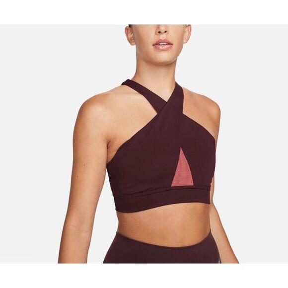 NEW Women's Nike Swoosh Wrap SE Medium-Support Padded Sports Bra XS $50 - Picture 1 of 2